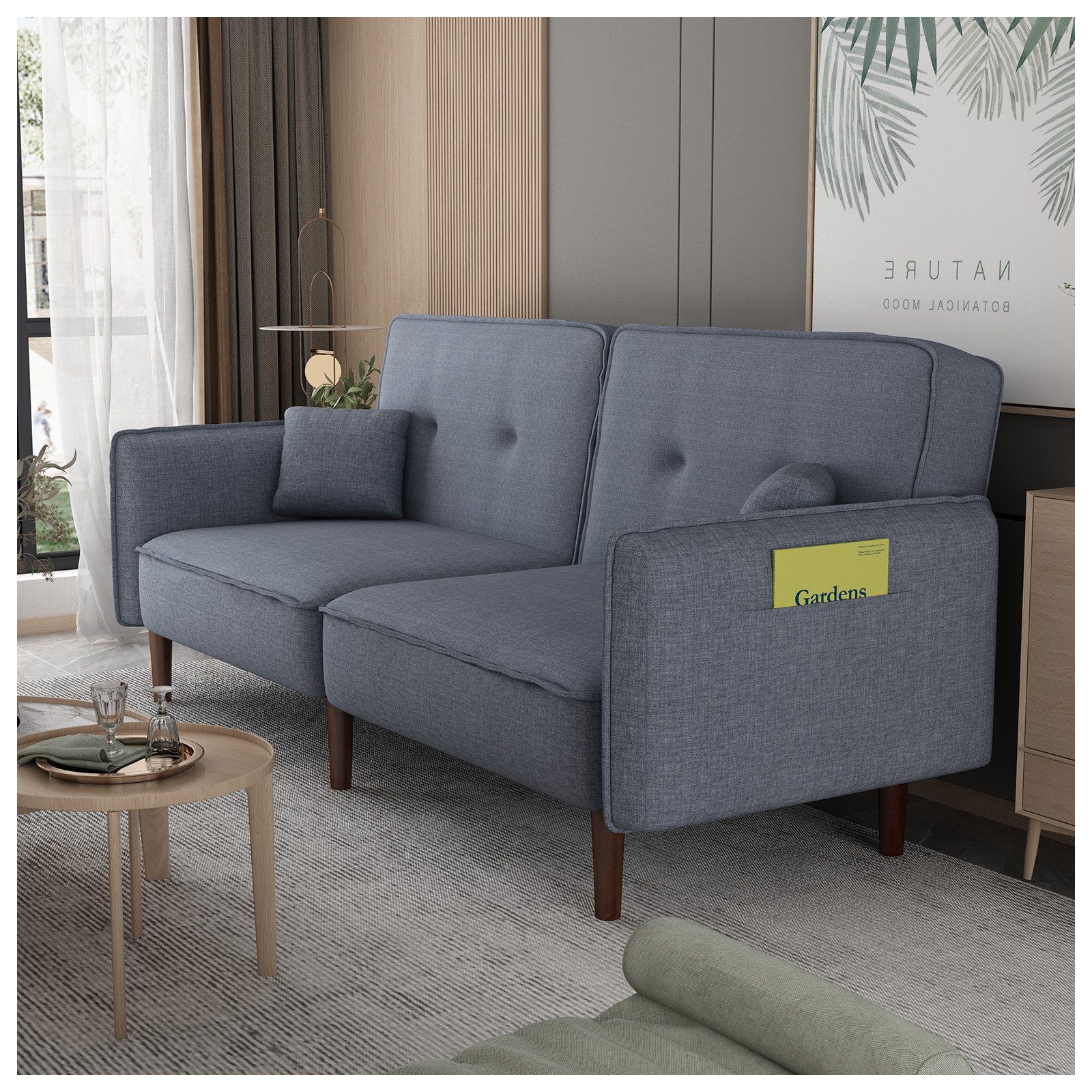 HTI-Living 2-Sitzer Funktionssofa Amrei, Stück 1 Teile, Schlafsofa Gästebett
