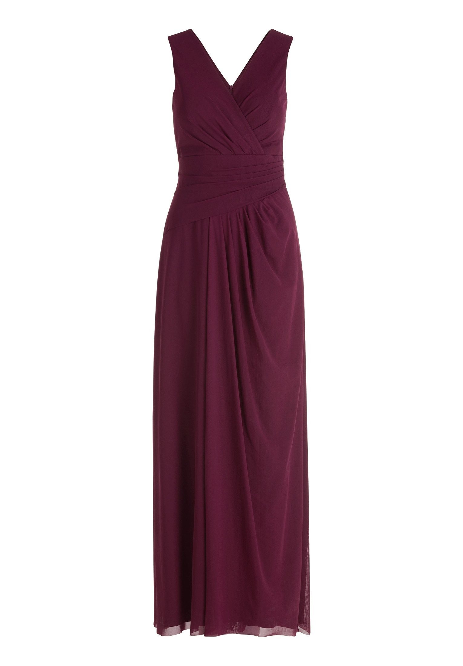Vera Mont Abendkleid Damen mit V-Ausschnitt Falten