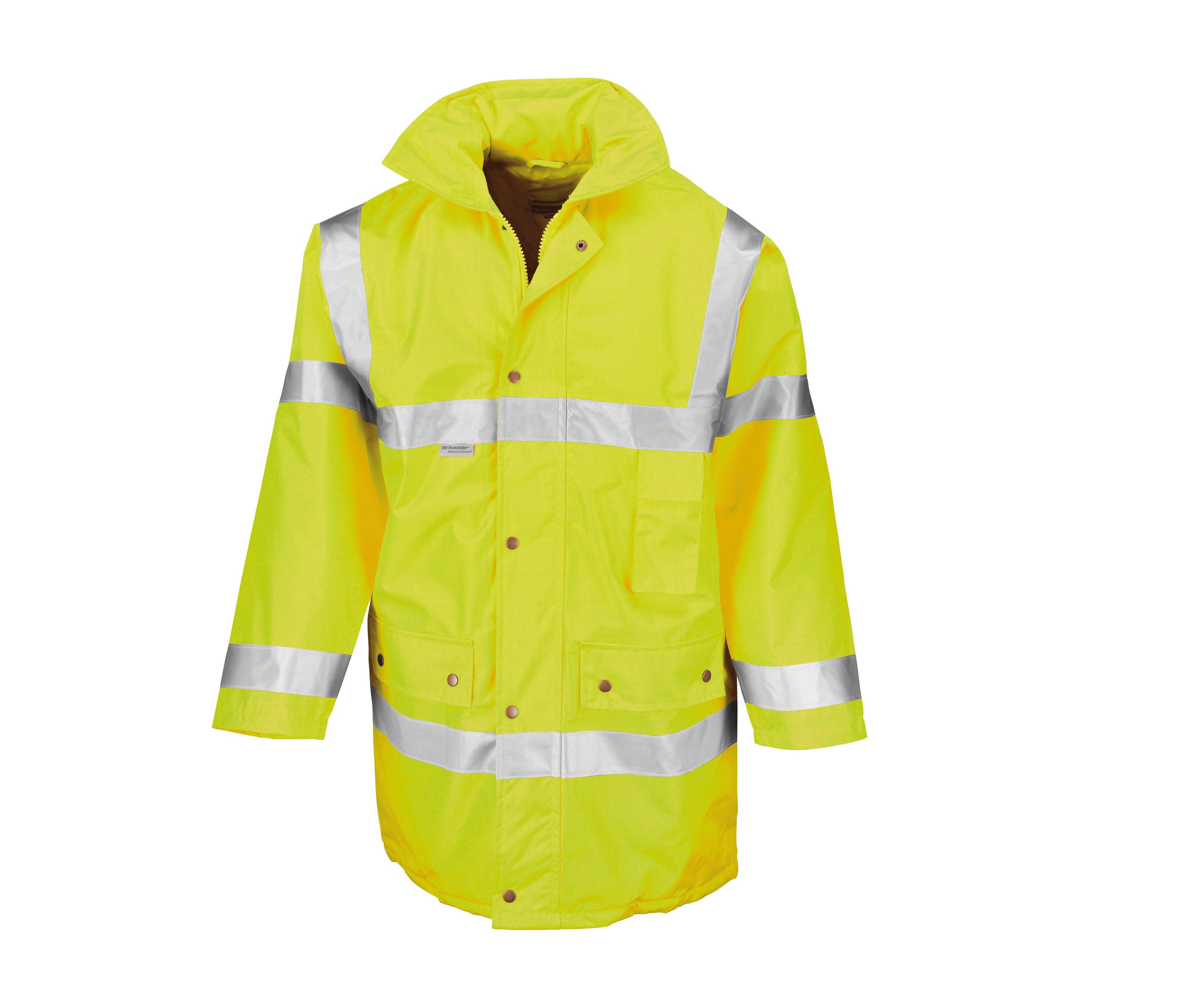 Result Arbeitsjacke Hi-Vis Sicherheitsparka Herren EN ISO 20471 mit 3M Reflexstreifen
