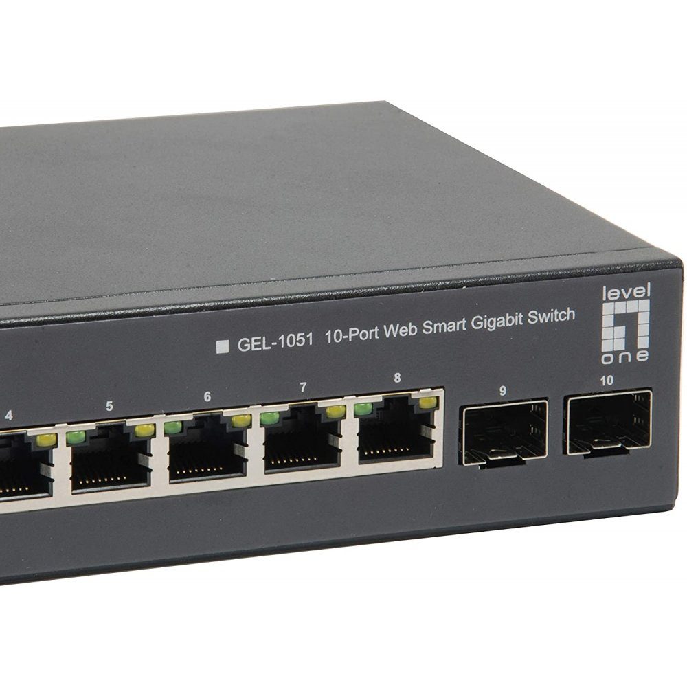 - Netzwerk Levelone - GEP-1051 schwarz Switch Netzwerk-Switch