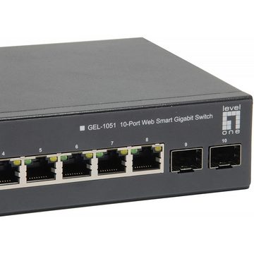 Levelone GEP-1051 - Netzwerk Switch - schwarz Netzwerk-Switch
