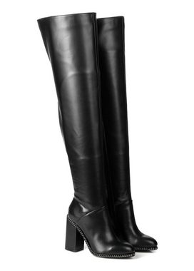 Giaro Giaro Overknee FREYA Schwarz Damen Herren Plateau Giaro Stiefel EUR37 - EUR46 Overkneestiefel Vegan