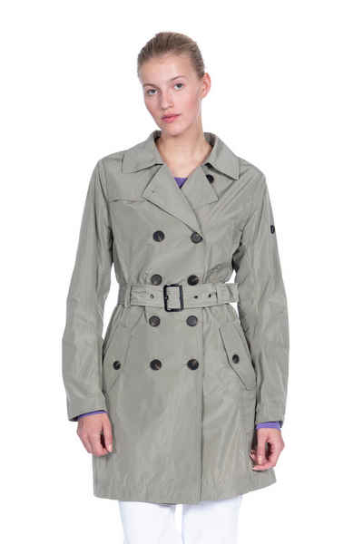 Green Goose Trenchcoat Trench doppelreihig "Shape-Memory" (1-tlg)