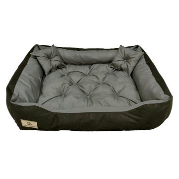 Tierbett PRES75/65, Prestige Hunde- und Katzenbett mit Kissen 75x65 cm