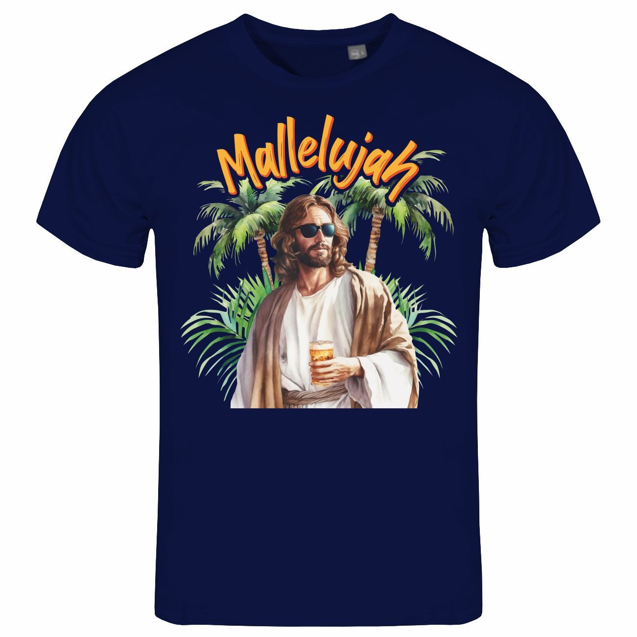 deinshirt Print-Shirt Herren T-Shirt Mallelujah Funshirt mit Motiv günstig online kaufen