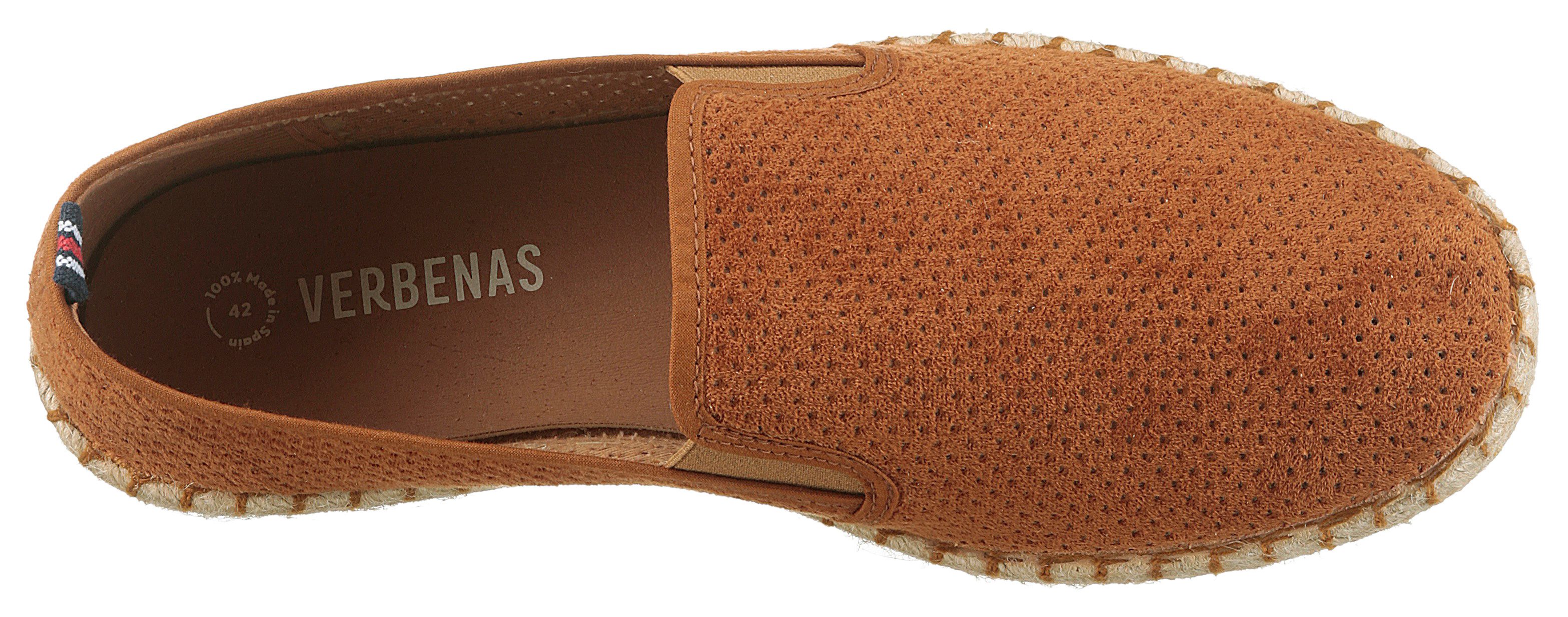 VERBENAS Tom Pacific Espadrille Loafer, Slipper, Sommerschuh, Strandschuh mit Stretcheinsätze