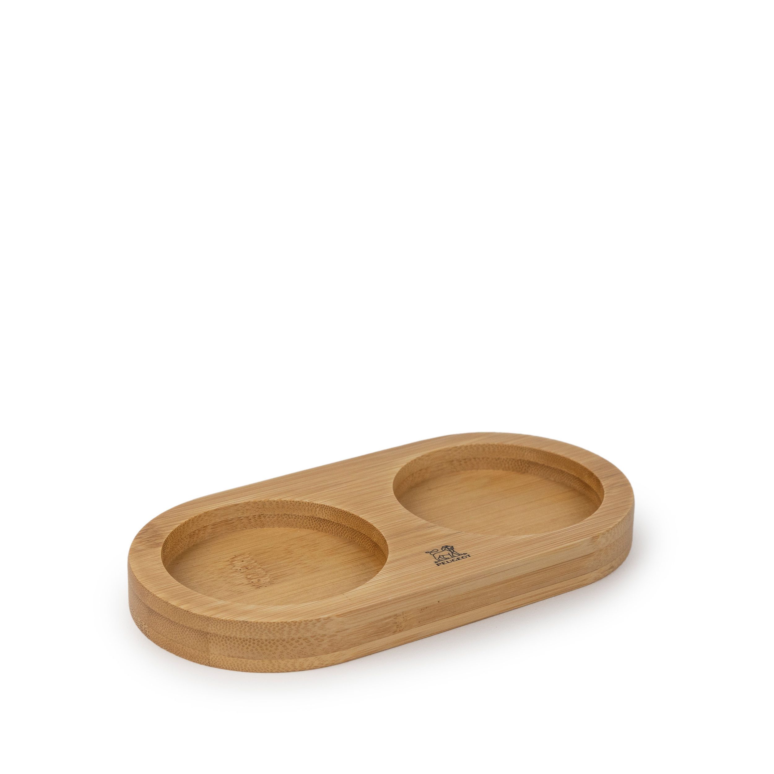 PEUGEOT Gewürzmühle Menage LINEA Bambus Natur 17cm Gewürzmühlen Untersetzer Holz