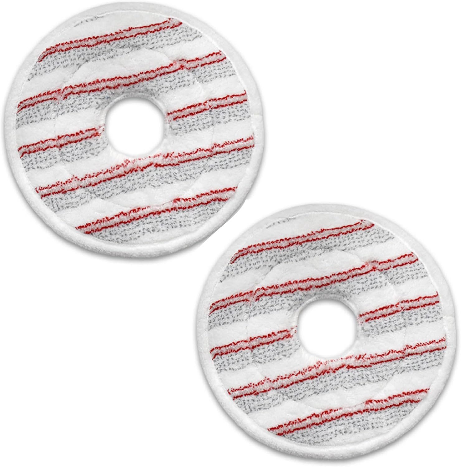 FELIXLEO 4 Stück Mikrofaser Wischpads für Vileda Spin and Clean, rot Wischbezug (1-tlg)