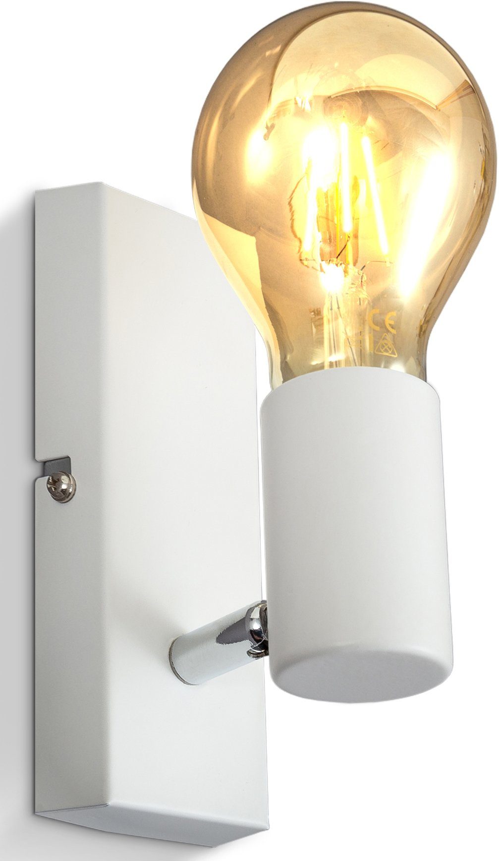 B.K.Licht Wandleuchte BK_DS1359 Wandlampe Innen, Retro, günstig online kaufen