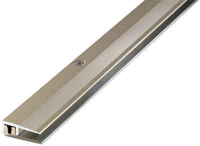 PARADOR Abschlussprofil, Länge: 1 Meter, für 4-9 mm hohe Bodenbeläge, aus Aluminium