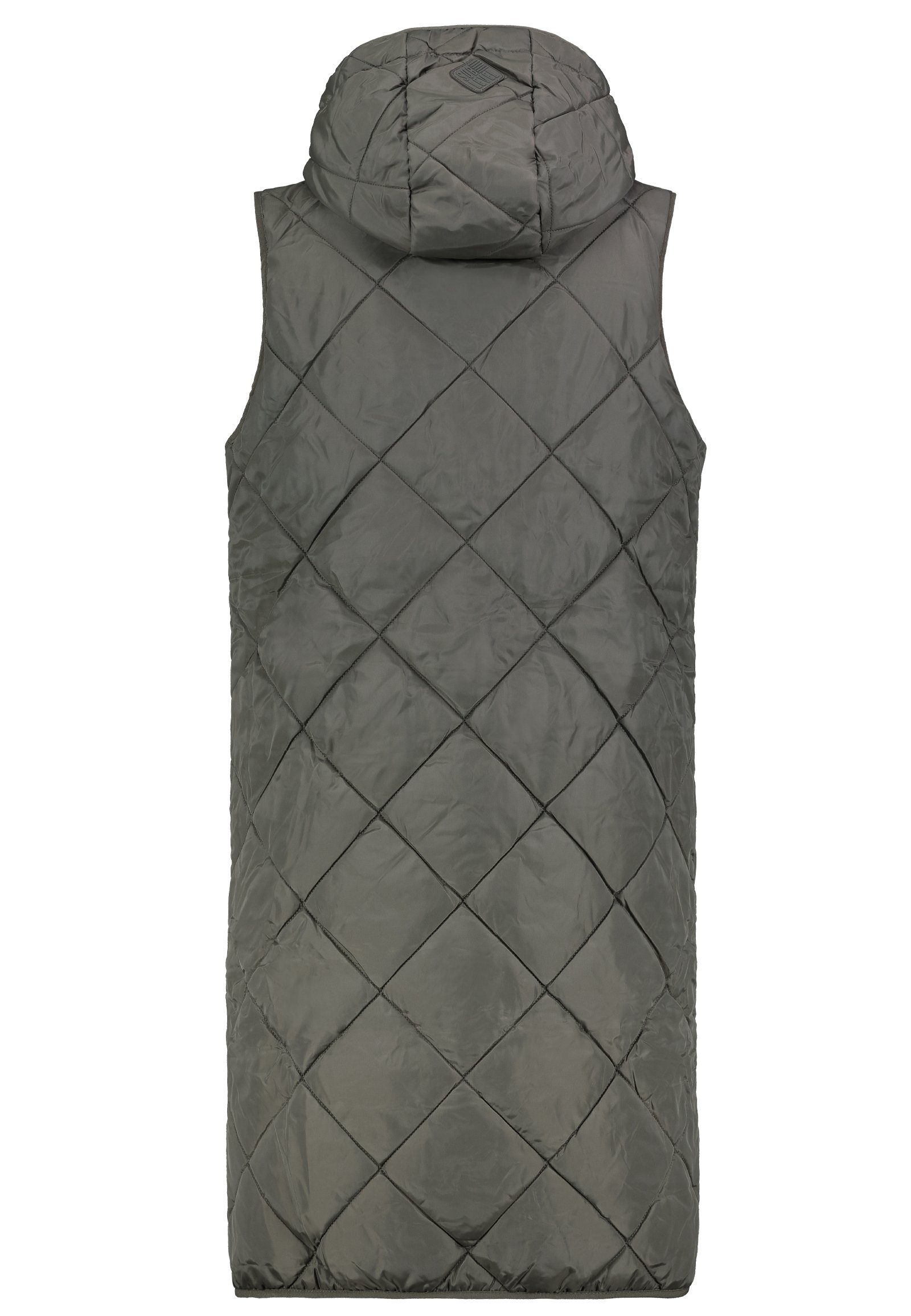 SUBLEVEL Steppweste Lange Stepp weste Kapuze Übergangs Herbst Winter Windbr günstig online kaufen