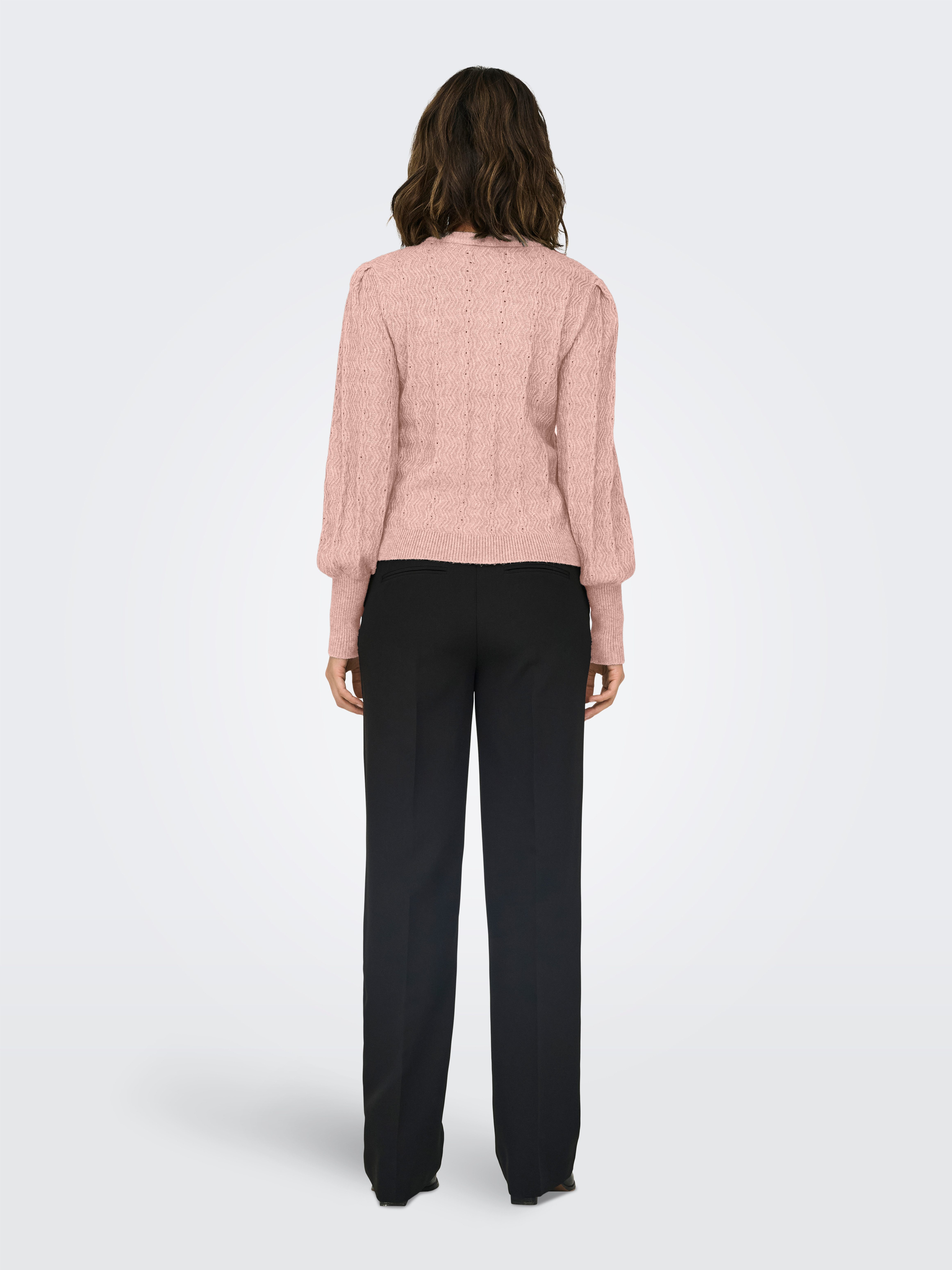 ONLY Rundhalspullover ONLKATIA LS STRUC PUFF ONECK CC KNT günstig online kaufen