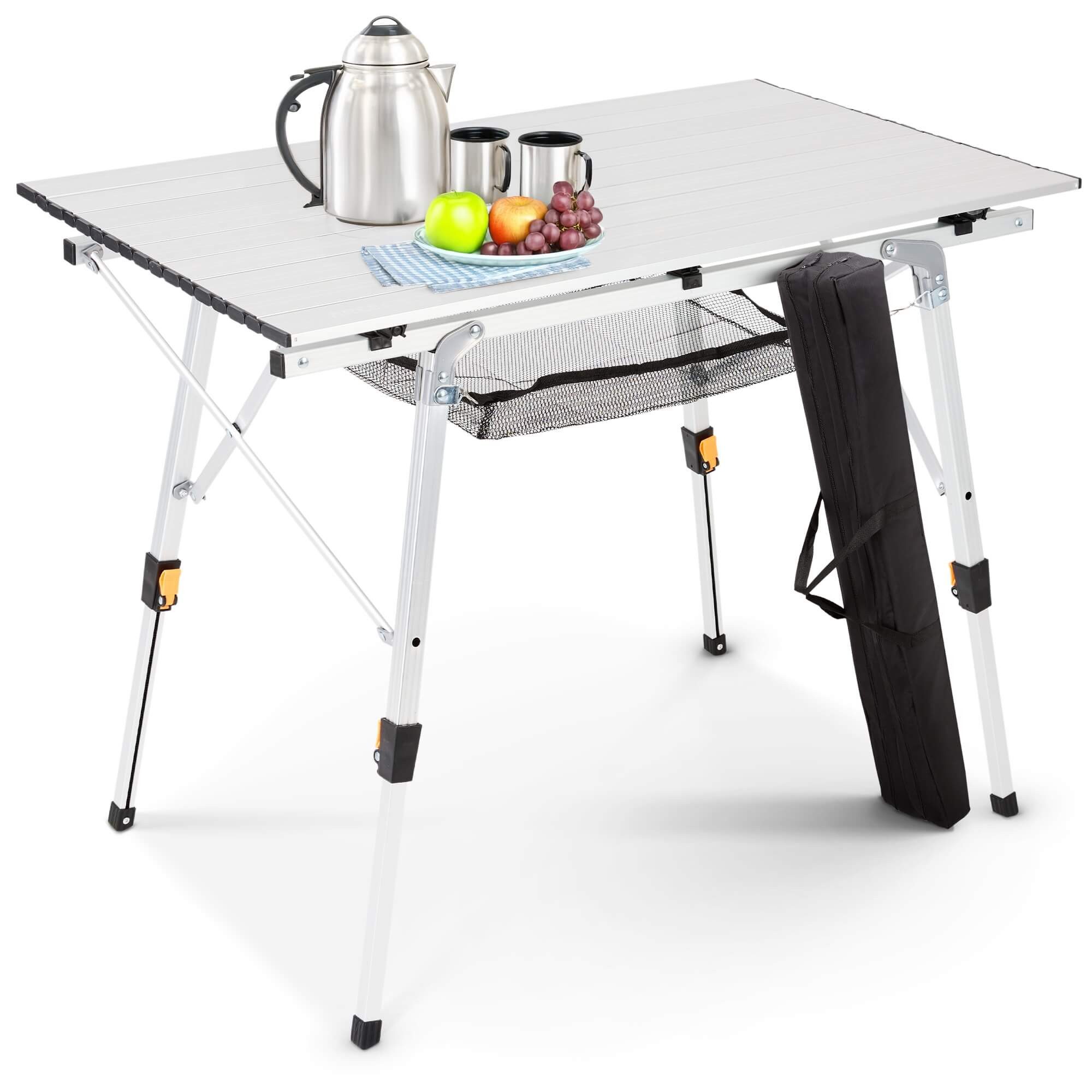 Arebos Campingtisch 120x70 cm Reisetisch faltbar, klappbar für Camping, Pic günstig online kaufen