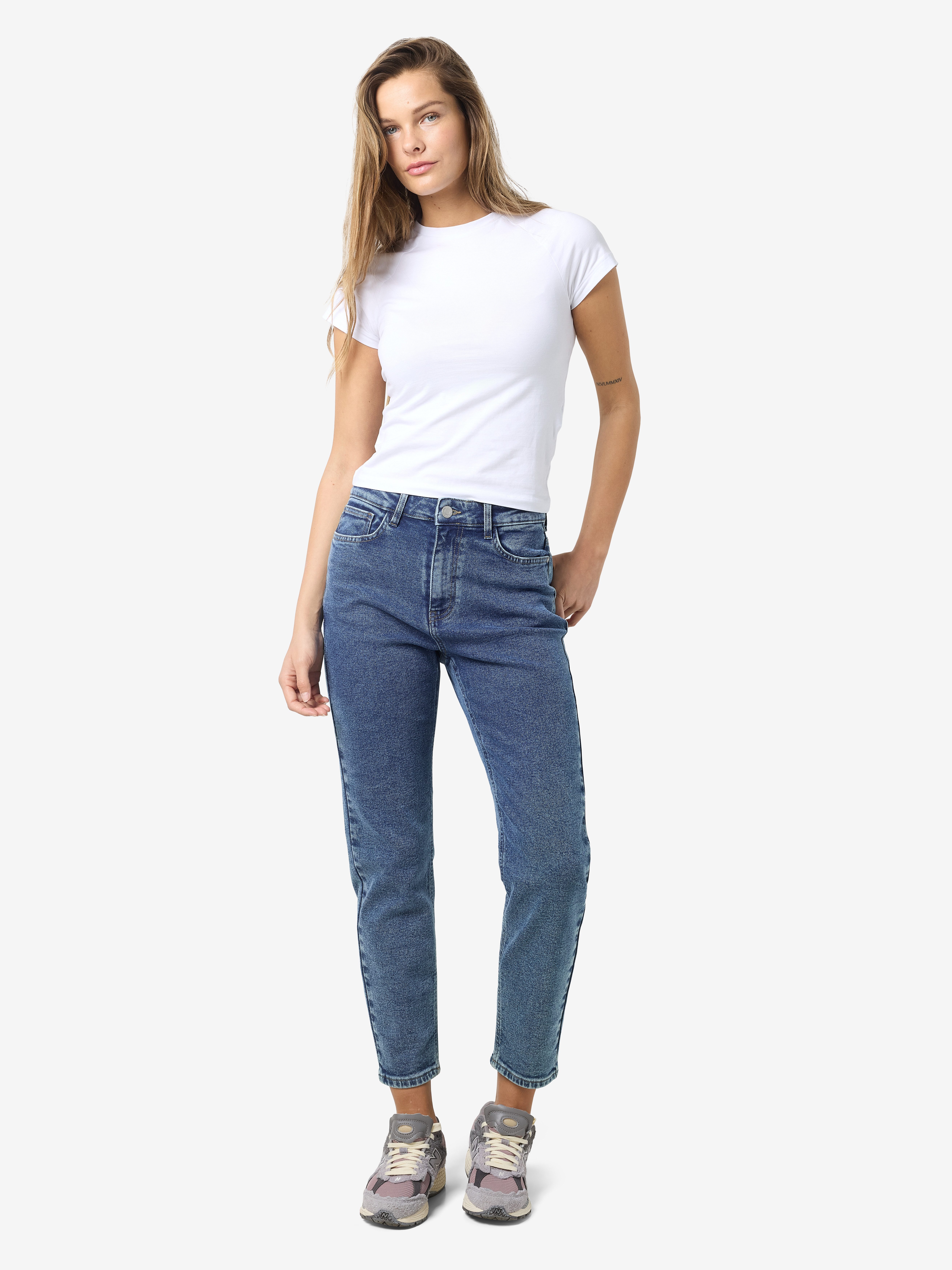 Noisy may High-waist-Jeans NMMONI HW ST ANK JEANS AZ358MB NOOS günstig online kaufen