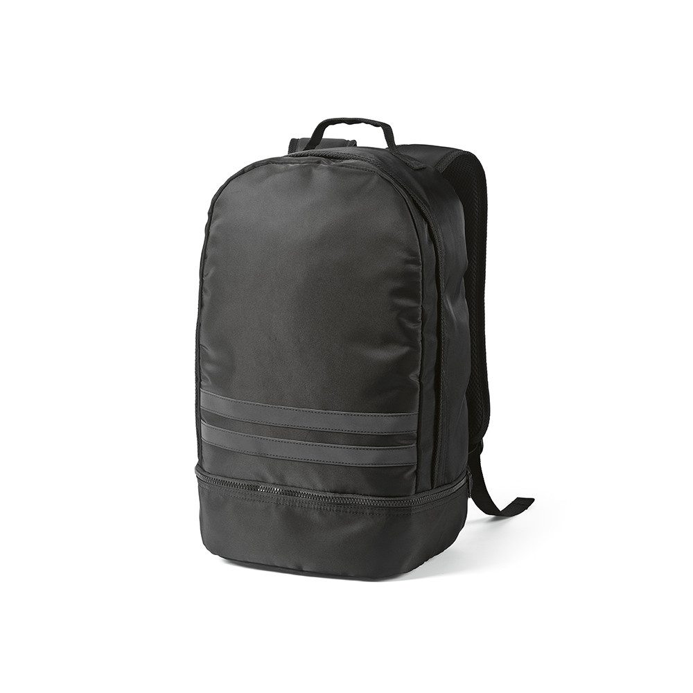 CABBEL Rucksack Rucksack 25L nachhaltig rPET recycelt 0,42 kg leicht 48x30x21 cm (Rucksack, 1-tlg., Einzelartikel), Schwarz, rPET-Material, 69% recycelt, 25 Liter, 0,42 kg, 48x30x21 cm