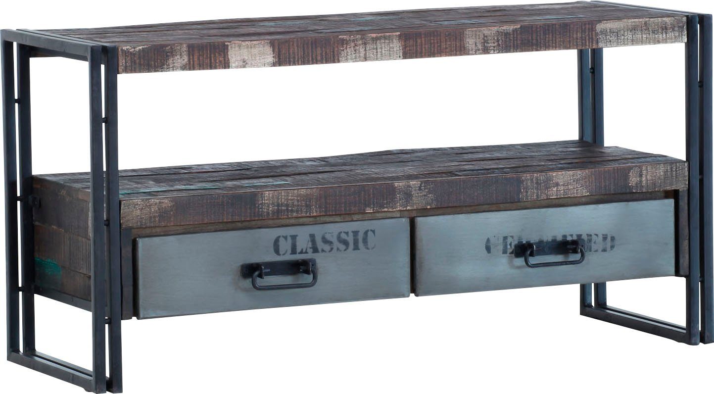 Gutmann Factory Lowboard Titan, Kommode in modernem Industrial Design, Breite 120 cm