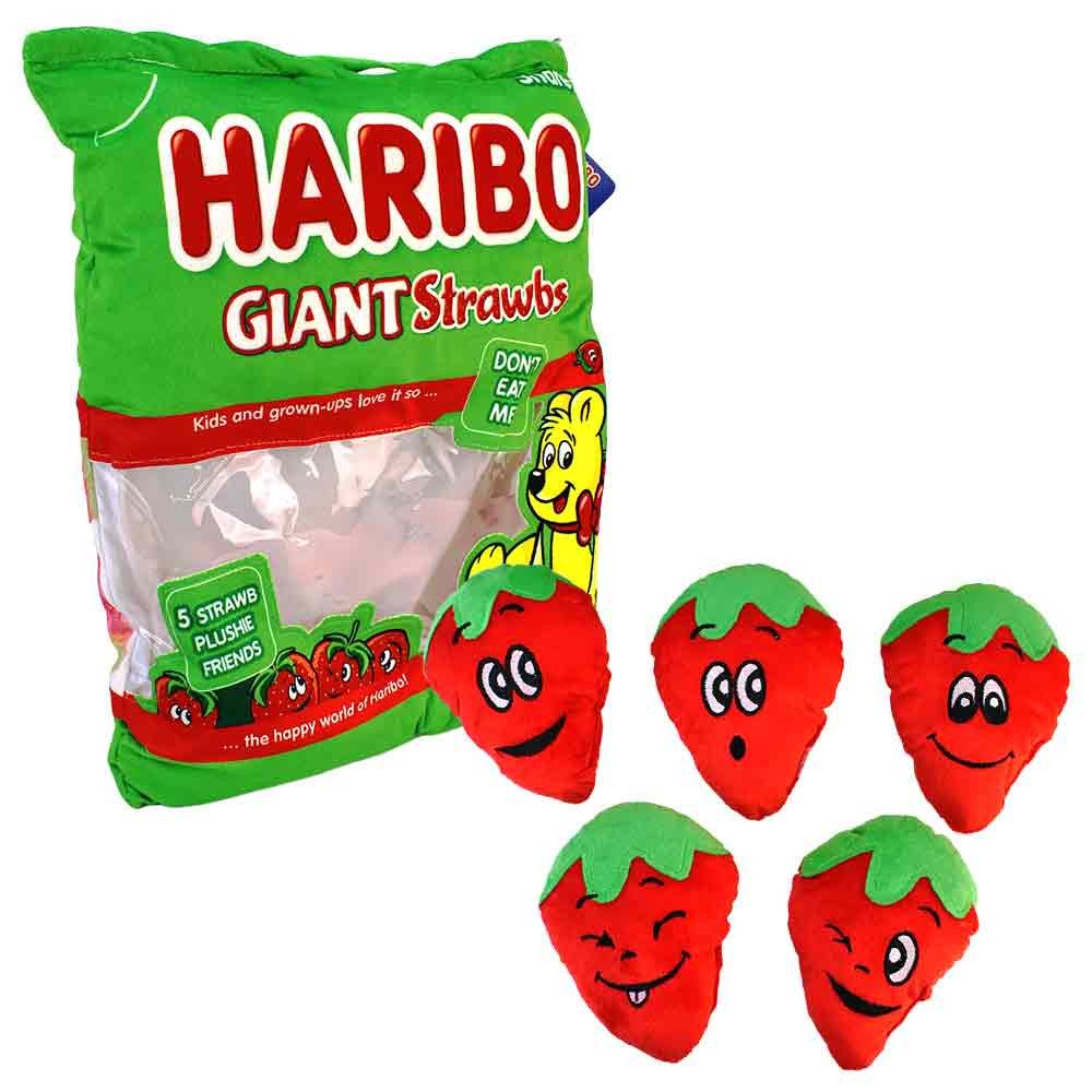 BEMIRO Kuscheltier Haribo Tüte Plüsch XXL Erdbeer - ca. 40 cm (1-St)