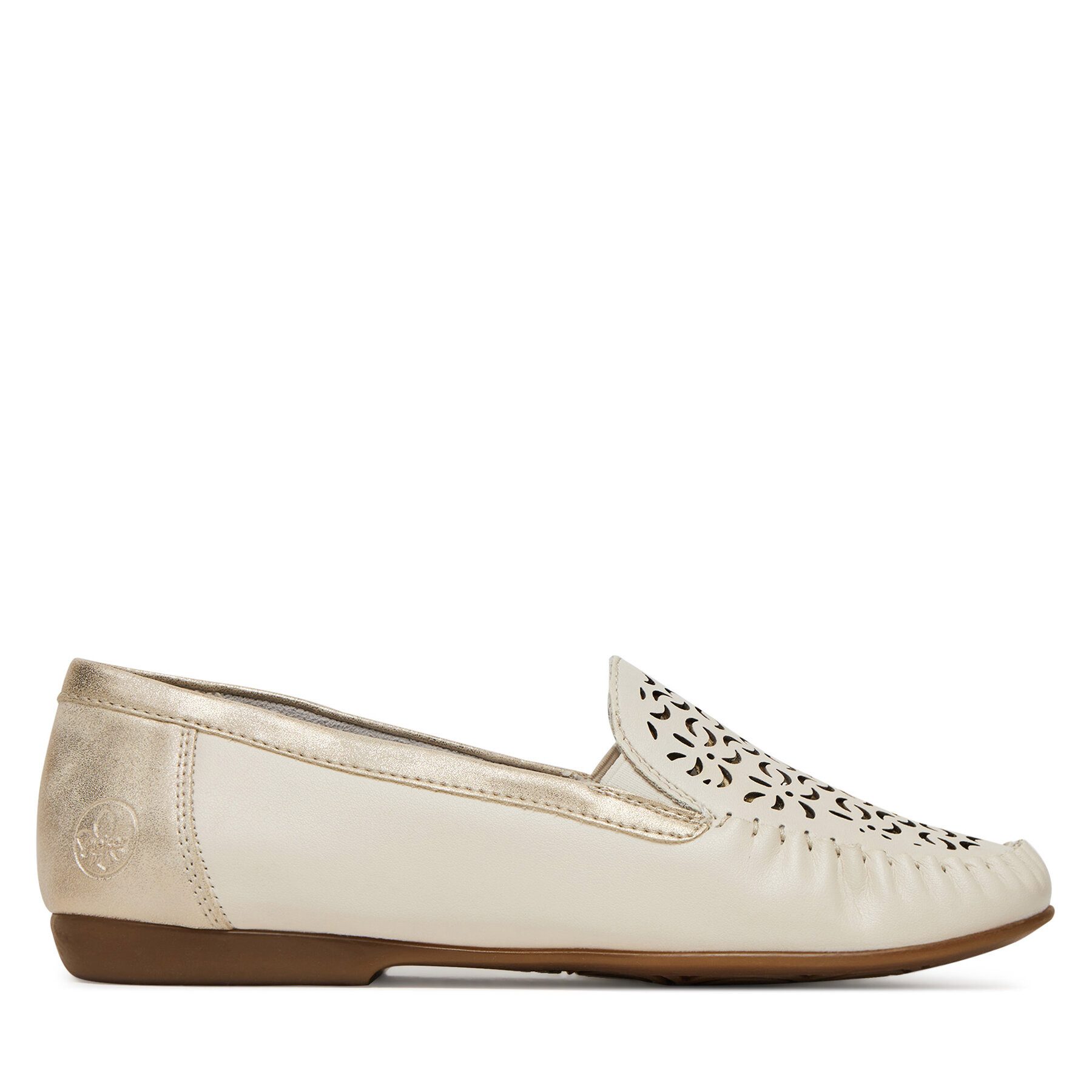 Rieker Rieker Damen-Loafer Beige L6350-60 Mokassin