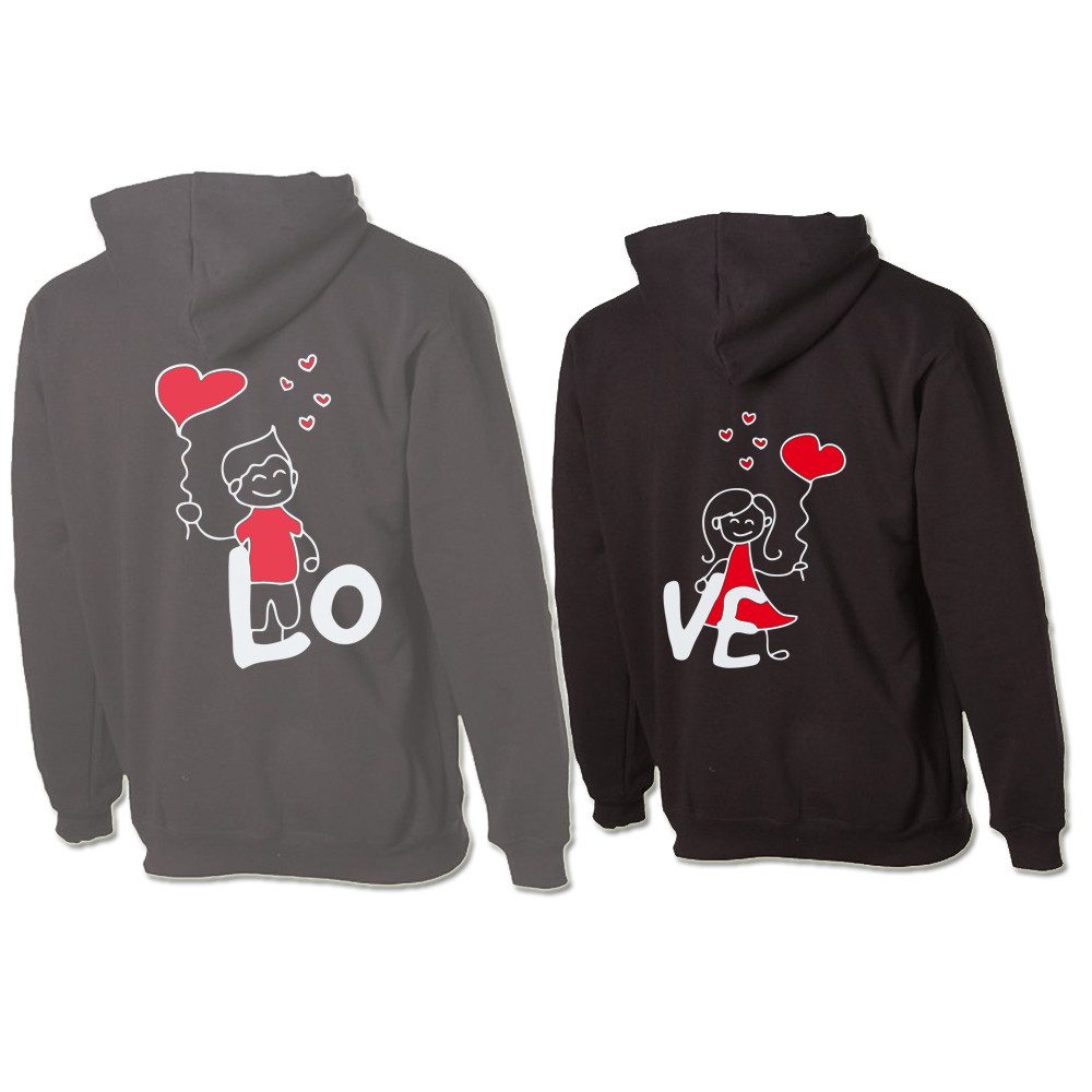 G-graphics Hoodie LO – VE (Partner- / Paar-Set, Einzelteile zum selbst zusa günstig online kaufen