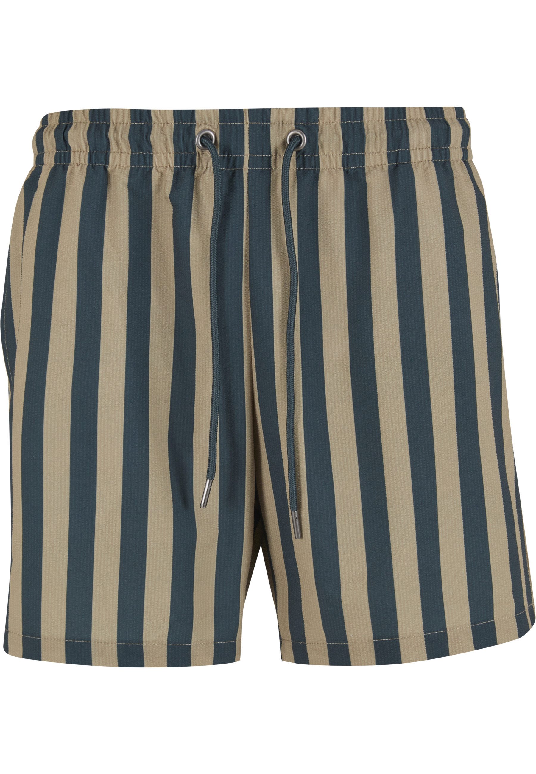 URBAN CLASSICS Badeshorts Urban Classics Striped Seersucker Swim Shorts