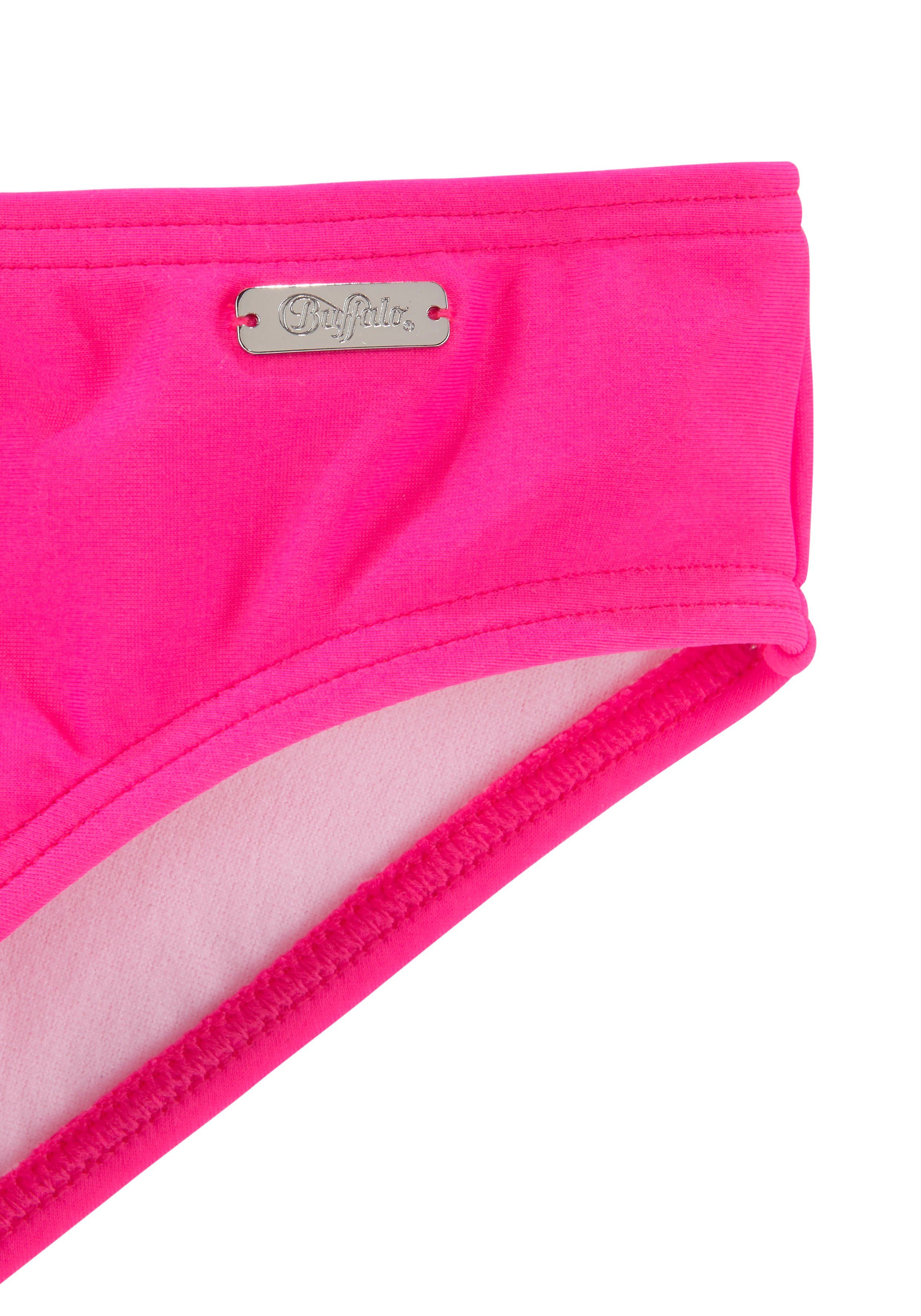 Buffalo pink-gestreift Kids mit knalligem Tankini Streifendruck May