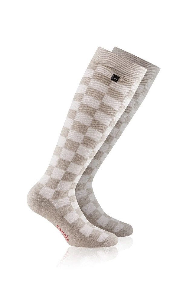 Skisocken Carola (Wollmischgewebe) beige - 1 Paar