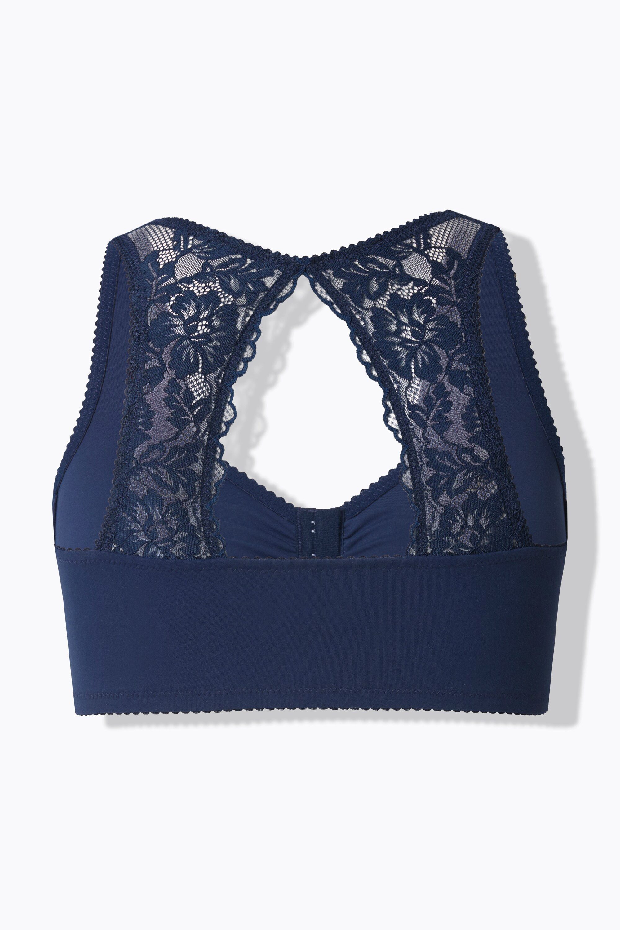 Ulla Popken Bustier Bustier Rückenspitze Vorderverschluss bügellos