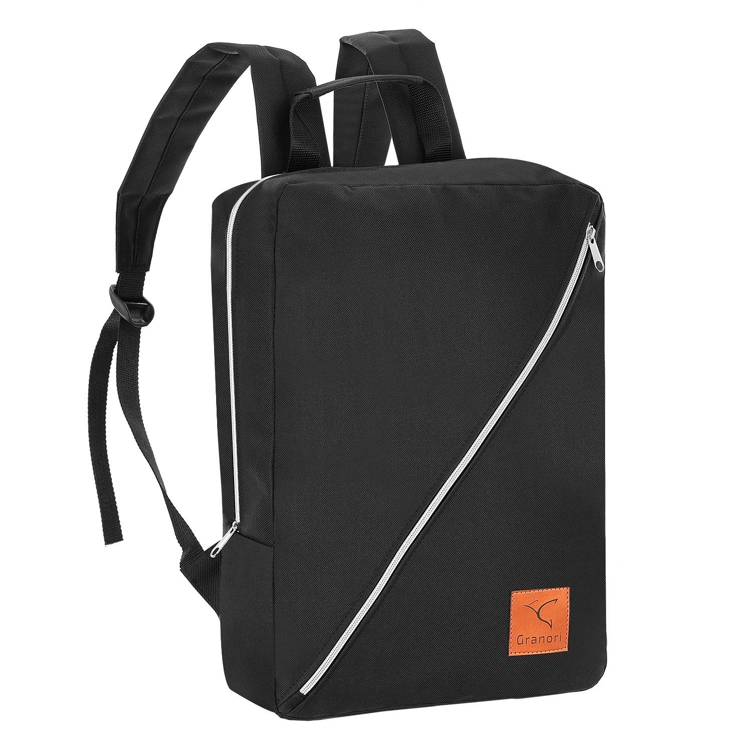 Granori Reiserucksack 40x30x10 cm Handgepäck für Lufthansa, extra leicht und abschließbar