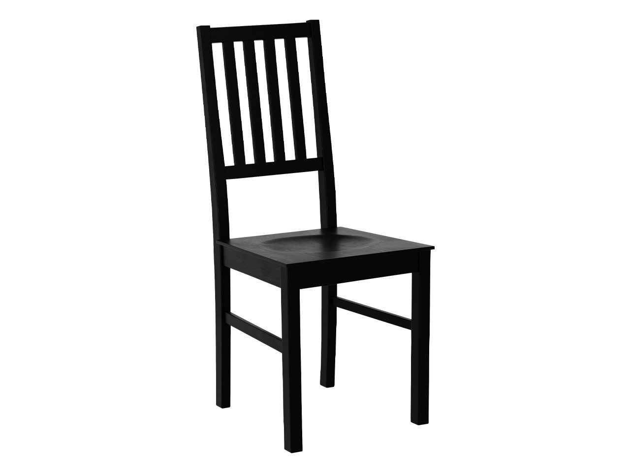 cm aus Schwarz 43x40x94 Stuhl VII MIRJAN24 Nilo Buchenholz, DR (1 Stück),