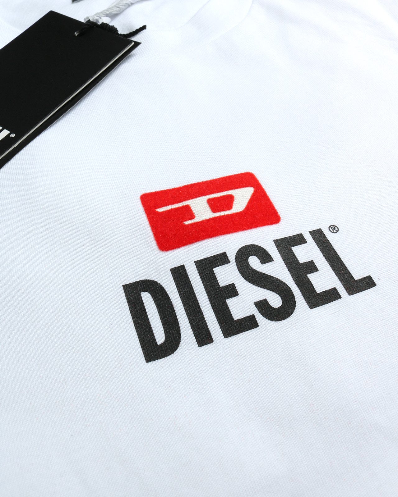 Diesel Rundhalsshirt Regular Fit - T-JUST SMALL-NEW D LOGO günstig online kaufen
