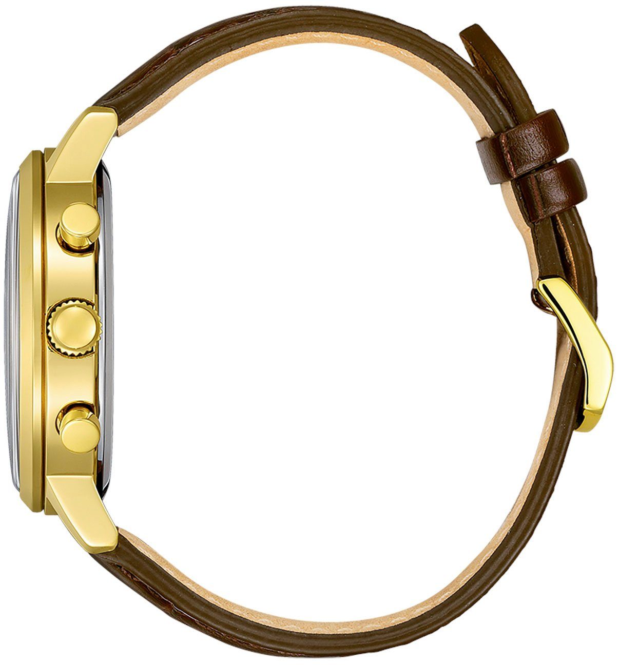 Citizen Chronograph CA7062-15A, Armbanduhr, Herrenuhr, Solar, Stoppfunktion, Lederarmband