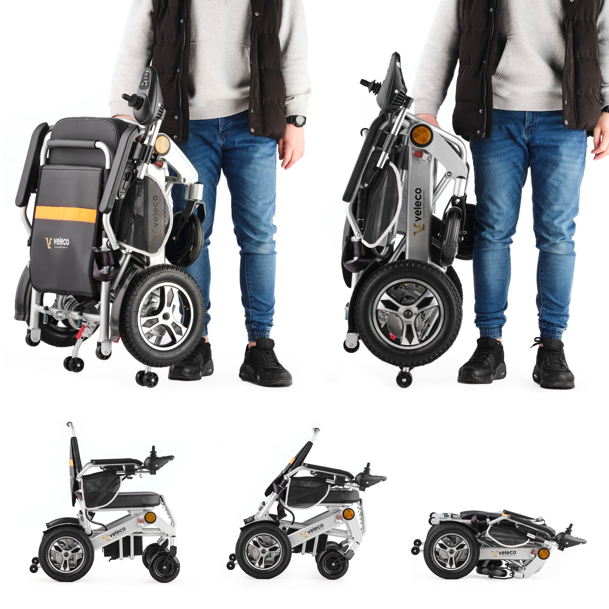 Veleco electric mobility scooter Veleco Cosmo electric wheelchair E-wheelchair 2x250W, 6.00 km/h