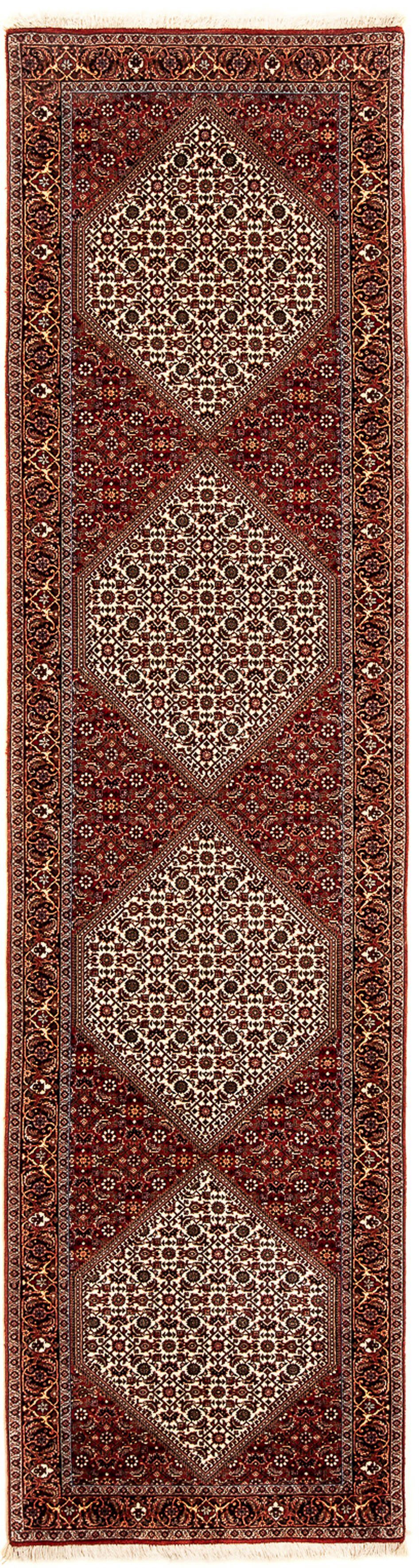 Orientteppich Perser - Handgeknüpft, - Zertifikat - mit 15 mehrfarbig, rechteckig, 85 mm, morgenland, 325 cm Einzelstück x Bidjar Höhe: Wohnzimmer