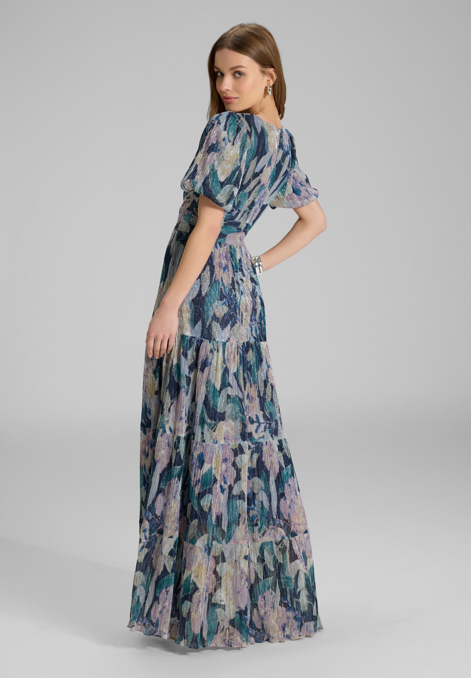 SWING Abendkleid Taillierte Passform mit fließendem Rockteil günstig online kaufen