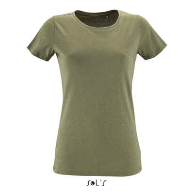 SOLS Rundhalsshirt SOL'S Damen T-Shirt Classic Woman Lady Fit Baumwolle Oberteil Kurzarm