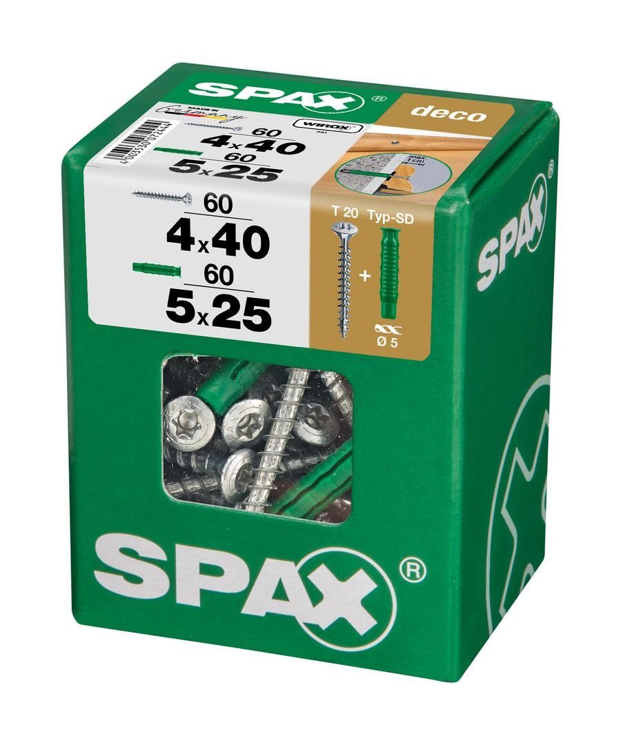SPAX Holzbauschraube Spax Universalschrauben 4.0 x 40 mm TX 20 - 60