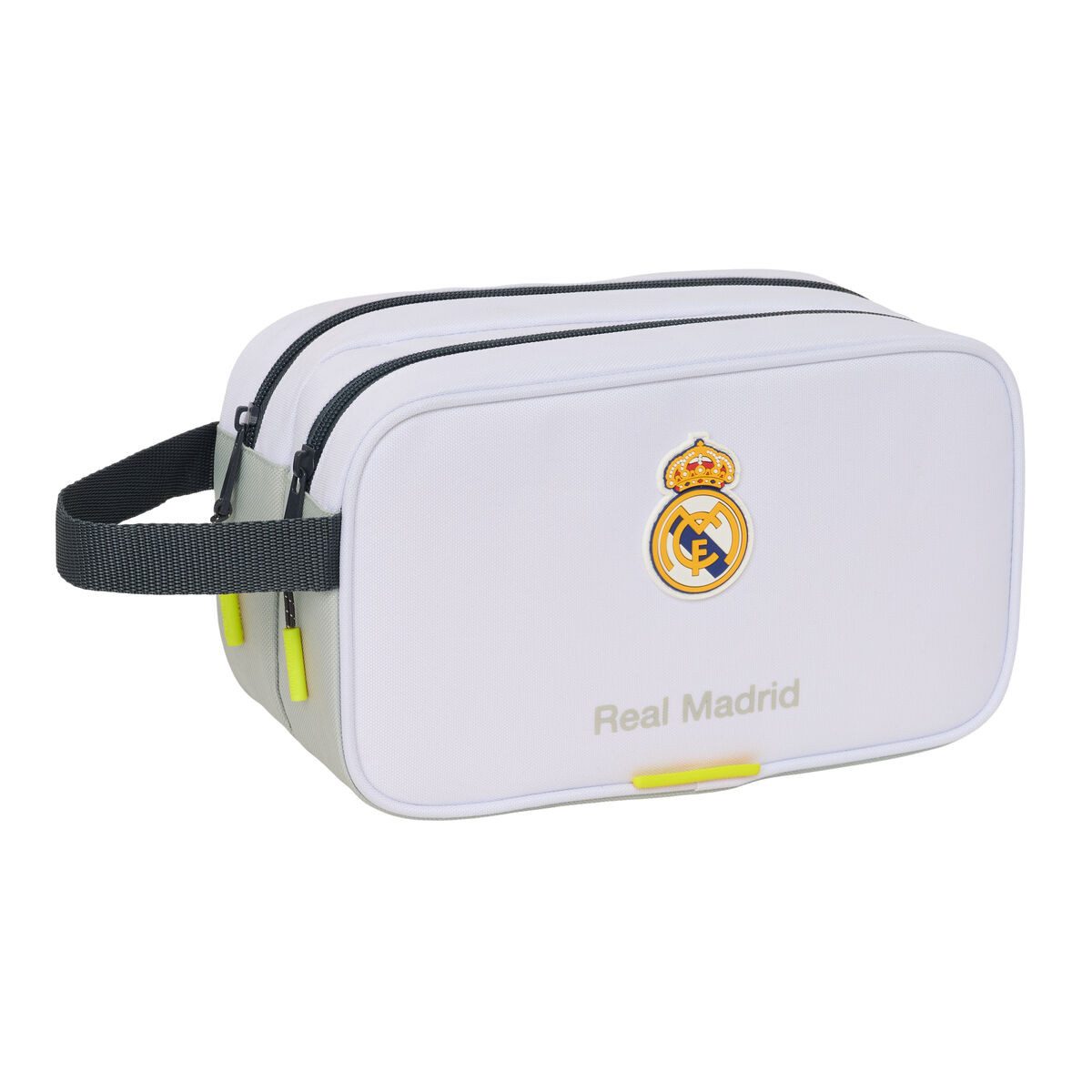 safta Kulturbeutel Reise-Toilettentasche Real Madrid CF Weiß Sportlich 26x15x125 cm