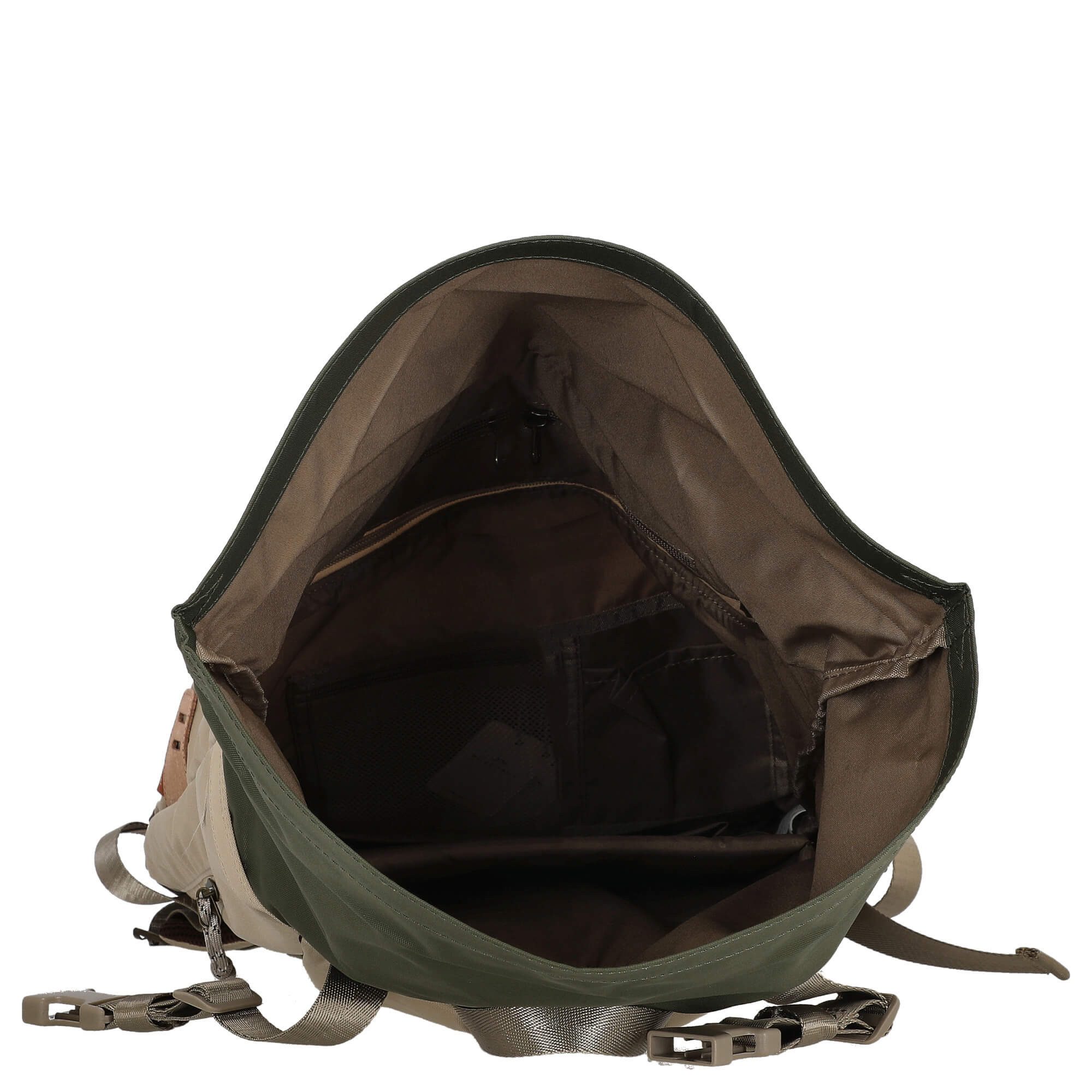 Doughnut Rucksack Christopher Jungle 18 - Rolltop Rucksack 45 cm (beige)