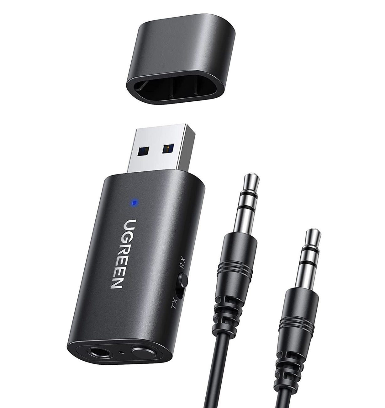 UGREEN »5.1 Bluetooth Adapter 2 in 1 Bluetooth Sender TV und Bluetooth  Empfänger Klinke Audio mit 1m Aux Kabel für PC Laptop Kopfhörer« Bluetooth- Adapter online kaufen | OTTO