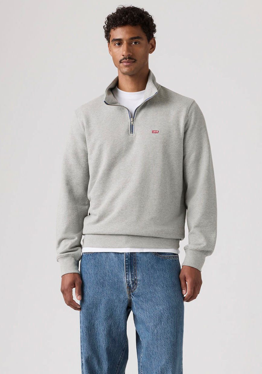 Levi's® Sweatshirt ORIGINAL HM 1/4 ZIP mit Troyer-Kragen und Logo-Stickerei günstig online kaufen