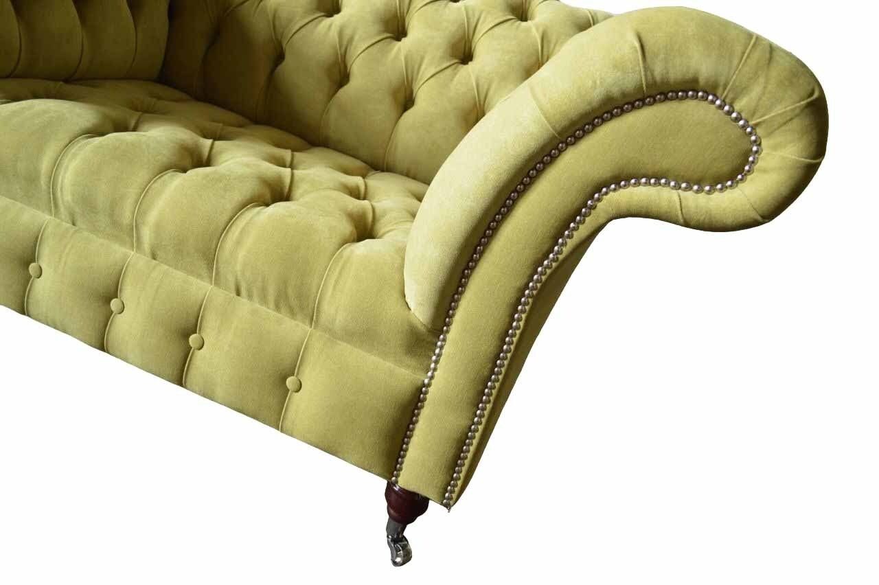 Textil Made Chesterfield JVmoebel Europe Grau, Sofa Sessel Couch Polster Stoff Sessel In Design Sofas