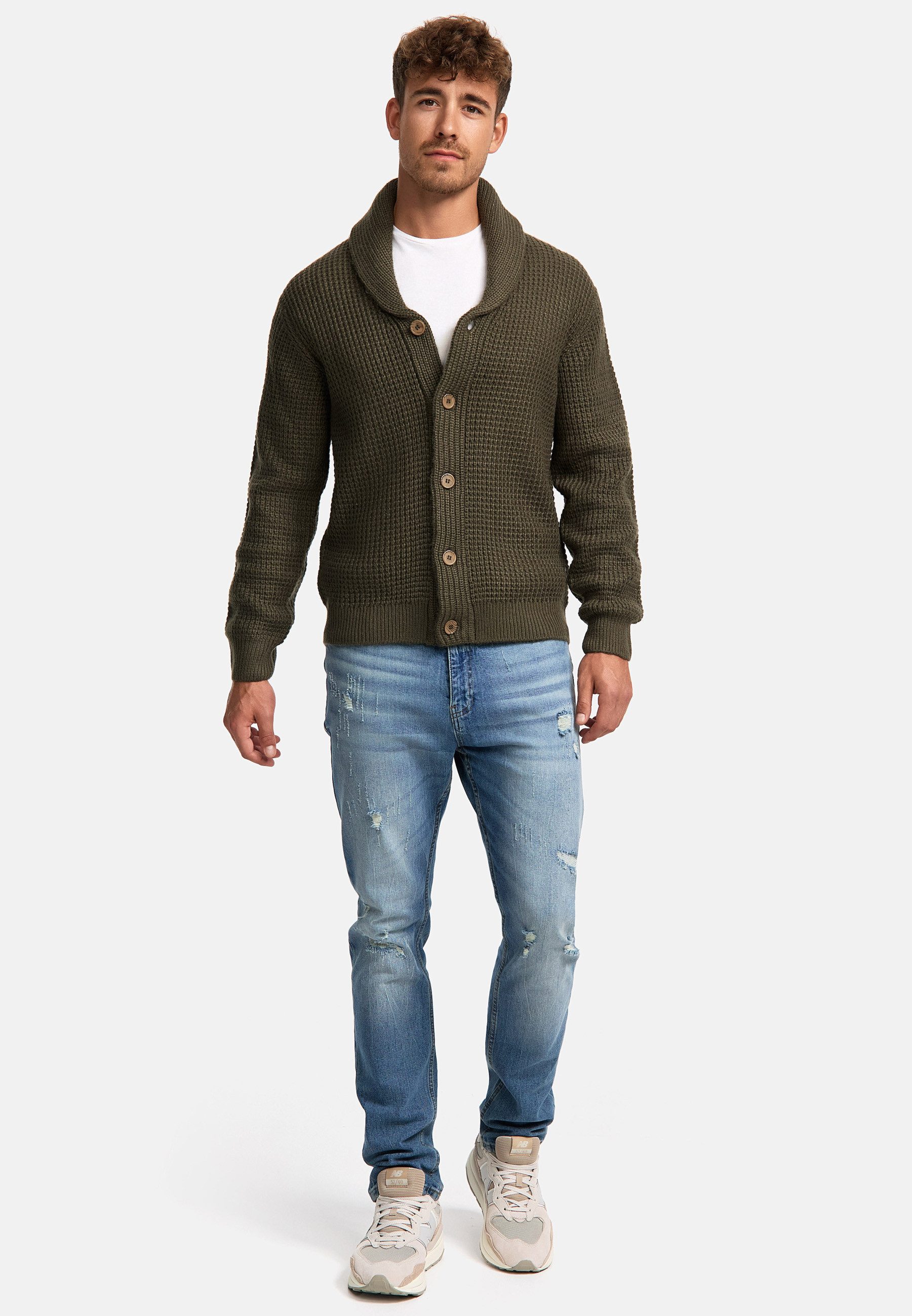 INDICODE Strickjacke Herren INBrandox Herrenstrickjacke – Bild 5 von 5