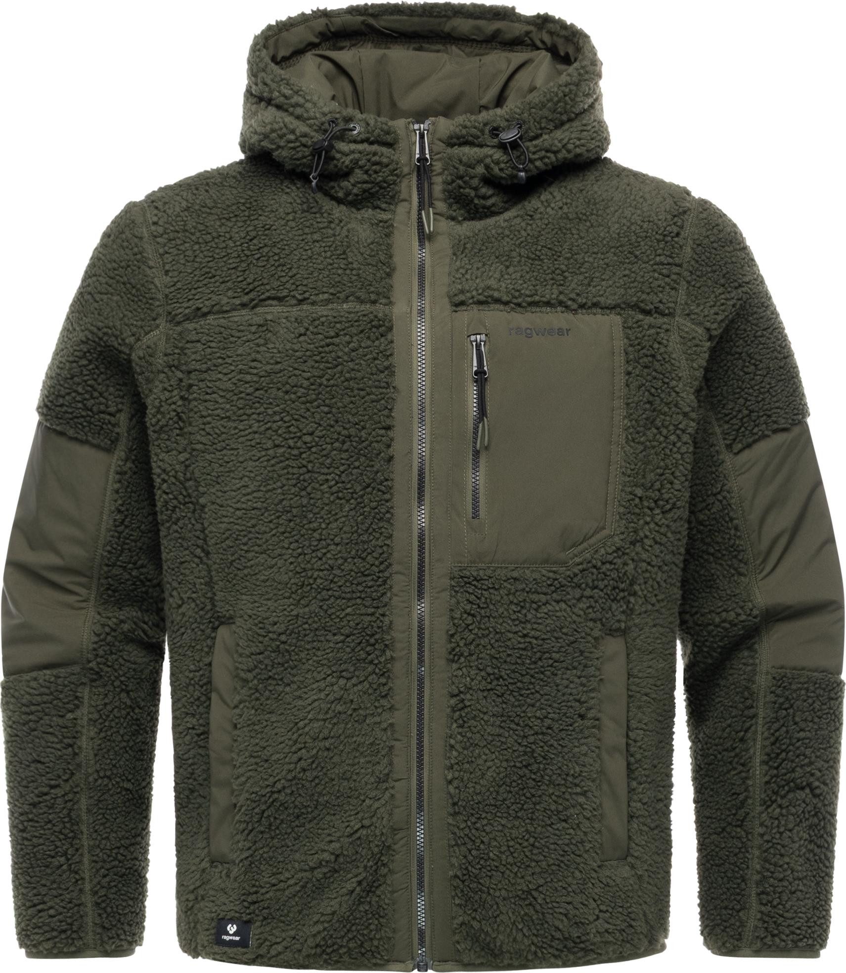 Ragwear Plüschjacke Chille Flauschige Übergangsjacke aus Teddyfleece günstig online kaufen