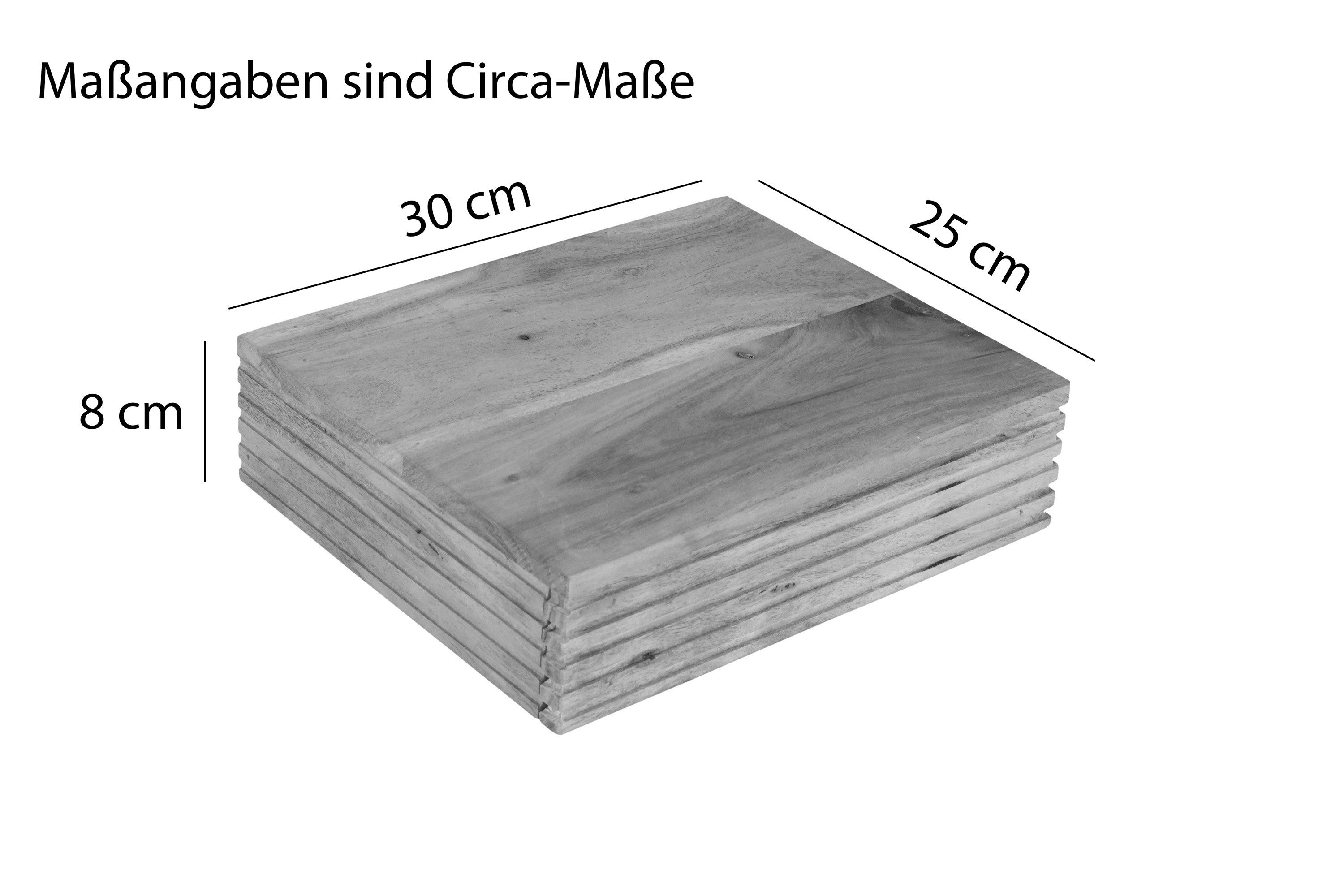 SAM® Wandregal Noma, massives Akazienholz, mit günstig online kaufen