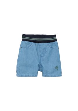 s.Oliver Shorts Jeans-Shorts / Regular Fit / High Rise / Straight Leg Stickerei