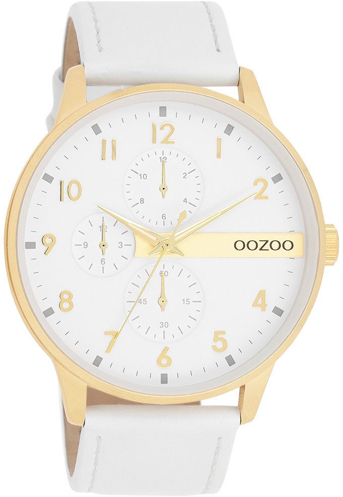 OOZOO Quarzuhr C11305, Armbanduhr, Herrenuhr, Lederarmband günstig online kaufen
