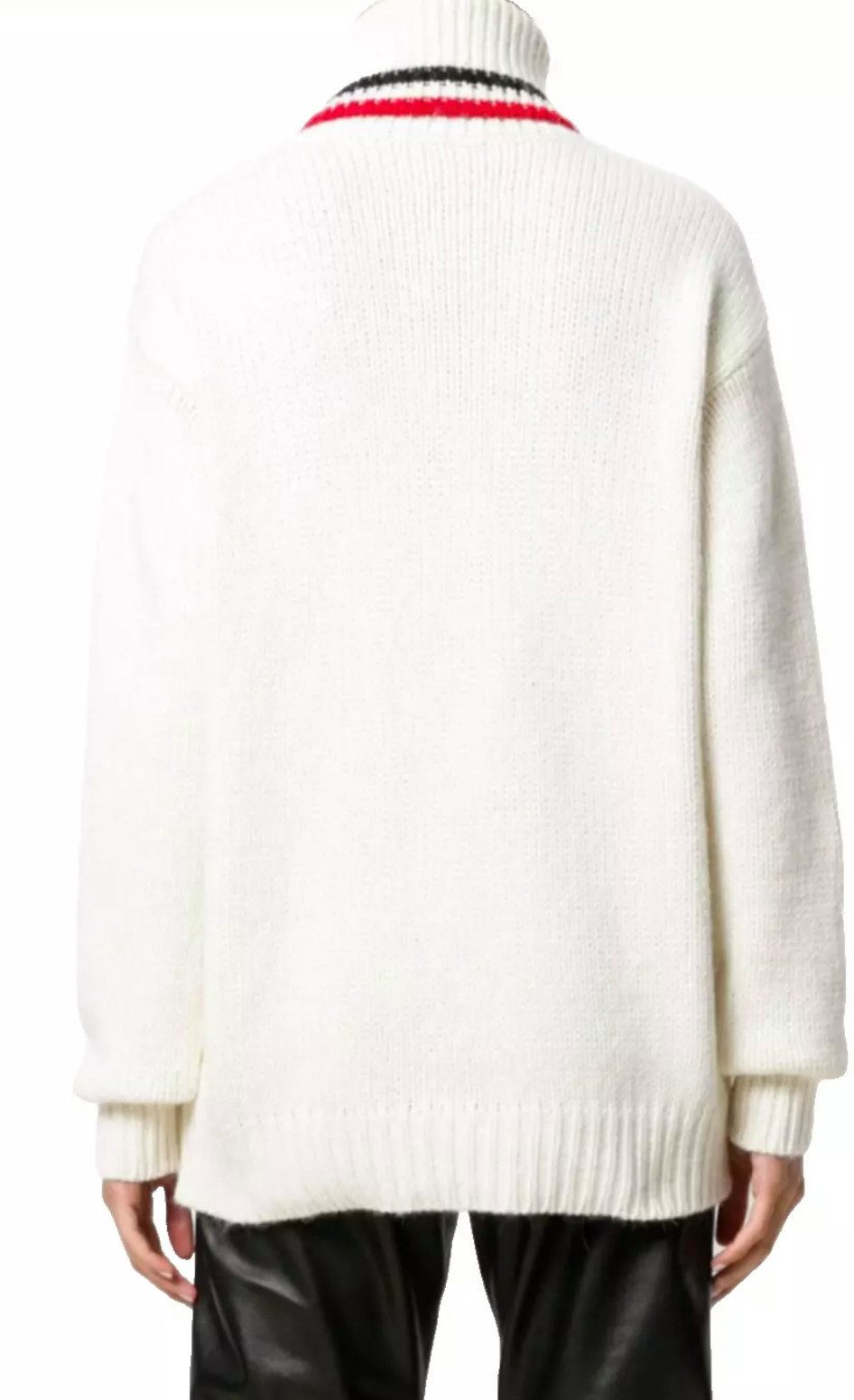MONCLER Kaschmirpullover Gamme Rouge Unisex Rollkragenpullover aus Kaschmir Handgestrickt