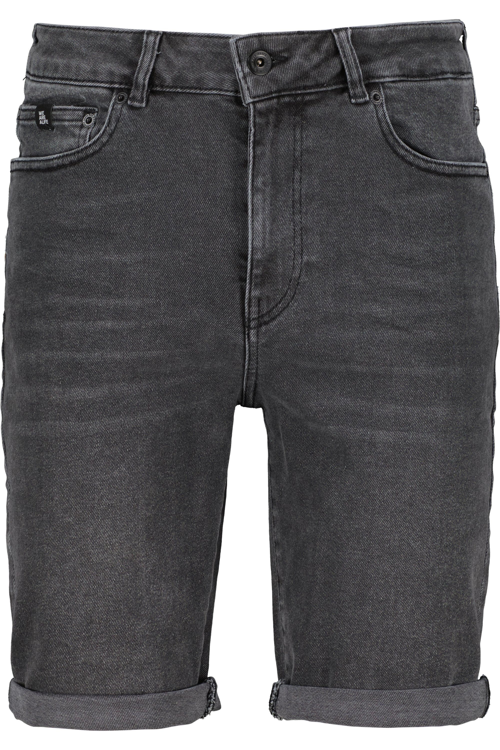 Alife Herren Shorts A Hose Kickin & Jeansshorts, steal washed Shorts heavy MorganAK kurze DNM denim