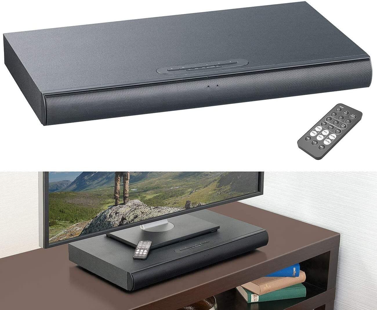 auvisio Soundbar MSX700.dig 2.1Soundbase mit integriertem Subwoofer Bluetooth Radio 120W