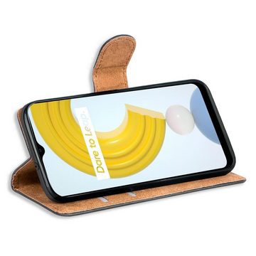 CoolGadget Handyhülle Book Case Handy Tasche für Realme C21 6,5 Zoll, Hülle Klapphülle Flip Cover Etui Schutzhülle stoßfest